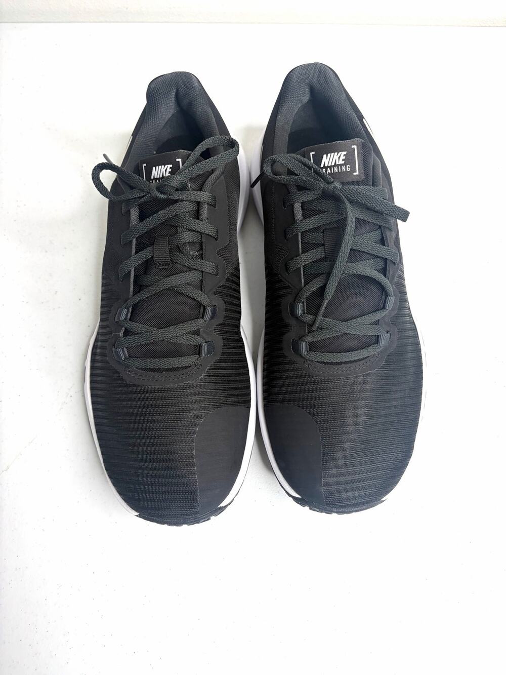 Nike Flex Control 4 Training Shoe Men's Sz 11W Black White Gym Running Athletic
